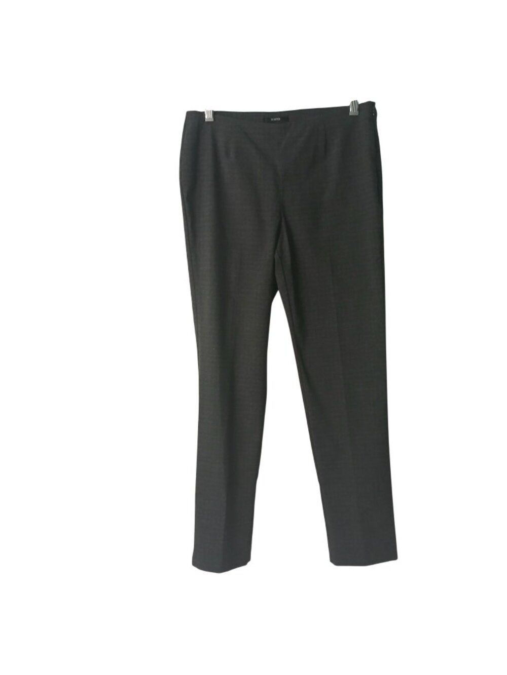 Style & Co 8 Petite Womens Stretch Dress Pant Gray Straight Leg Office Wear #I-8